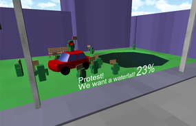 Screenshot image of Let's protest! game