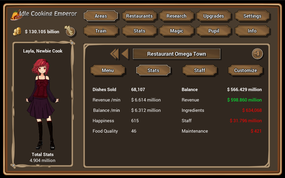Screenshot image of Idle Cooking Emperor game