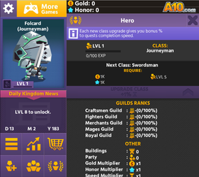 Screenshot image of Hero Simulator game