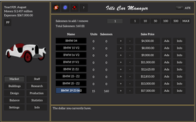 Screenshot image of Idle Car Manager game