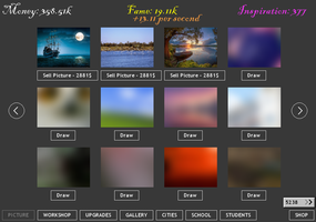Screenshot image of Artist Idle game