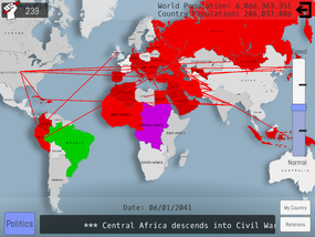 Screenshot image of World Peace Simulator 2015 game
