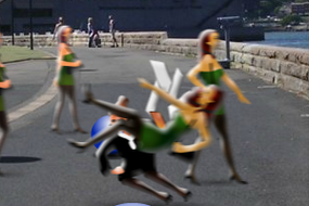 Screenshot image of Shopping Mall Bowling game