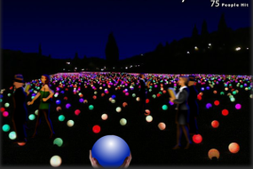 Screenshot image of Shopping Mall Bowling game