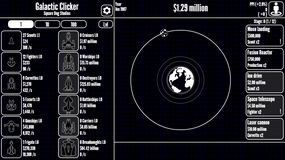 Screenshot image of Galactic Clicker game