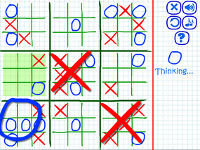 Screenshot image of Strategic Tic-Tac-Toe game