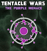 Poster image of Tentacle Wars. The Purple Menace game