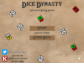 Screenshot image of Dice Dynasty game