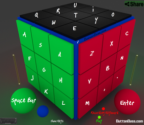 Screenshot image of ButtonBass Trap Cube 2 game