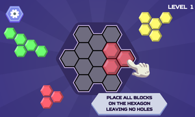 Screenshot image of Hex Blocks Puzzle game