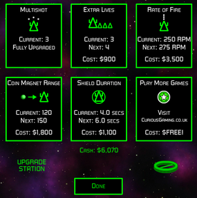Screenshot image of Upgradaroids game