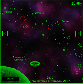 Screenshot image of Upgradaroids game